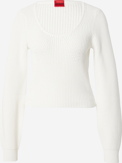 HUGO Red Pull-over 'Sormsety' en blanc cassé, Vue avec produit