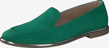 Paul Green Classic Flats in Green: front