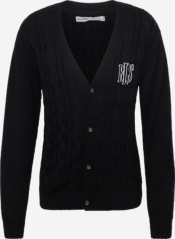 BLS HAFNIA Knit cardigan in Black: front