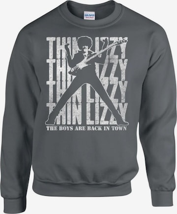 Thin Lizzy Bluzka sportowa 'Thin Lizzy Boys Are Back in Town Sweatshirt' w kolorze szary: przód