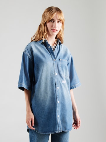 KARL LAGERFELD JEANS Blúz - kék: elől