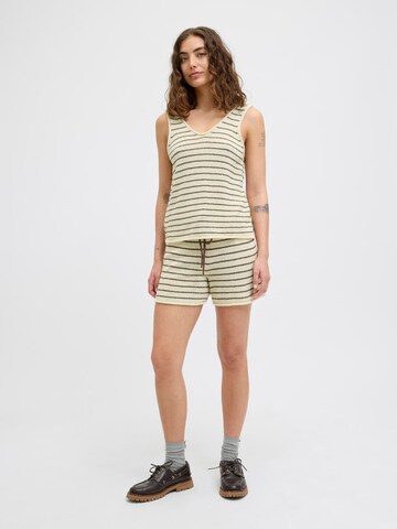 Top in maglia 'JXAmara' di JJXX in beige