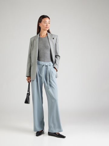 ONLY - Pierna ancha Pantalón plisado 'ONLEVI' en azul