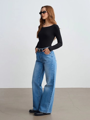 Dilvin - Blusa body em preto