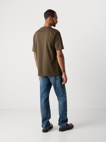 T-Shirt Lindbergh en marron