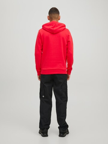 JACK & JONESSweater majica 'LOCK' - crvena boja