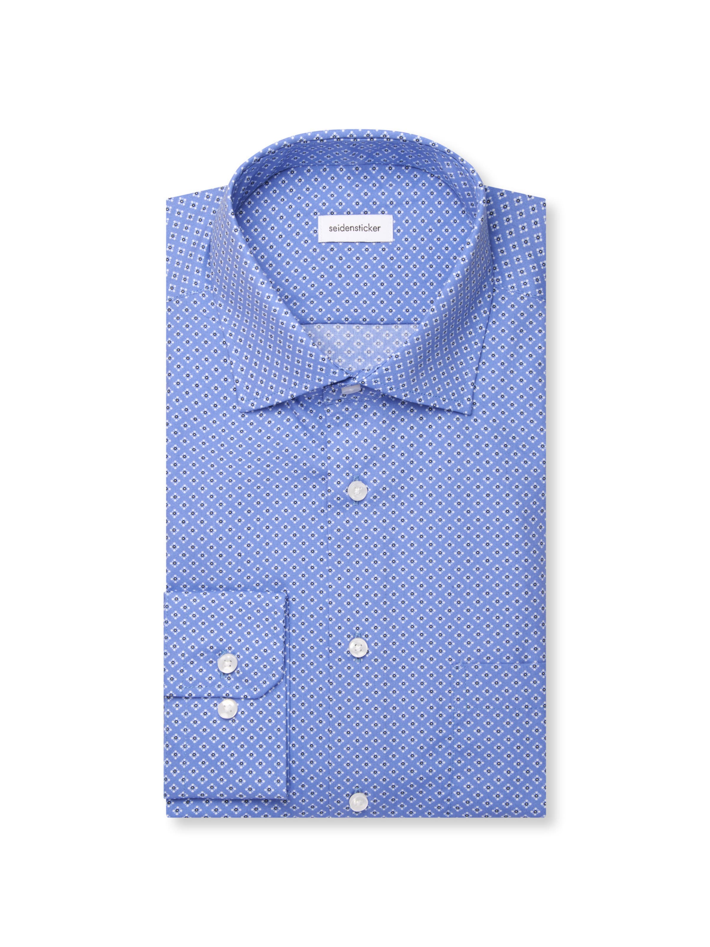 SEIDENSTICKER Regular fit Button Up Shirt in Blue