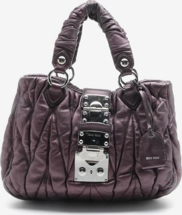 Miu Miu Bag in One size in Purple: front