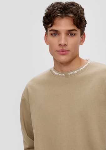 QS Sweatshirt in Braun