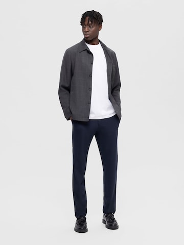 SELECTED HOMME Comfort fit Between-Season Jacket 'ROBERT' in Grey