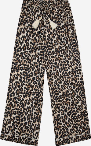 ONLY GIRLS Wide leg Trousers 'GLOW' in Brown: front