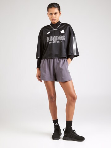 Loosefit Pantaloni sportivi di ADIDAS SPORTSWEAR in grigio
