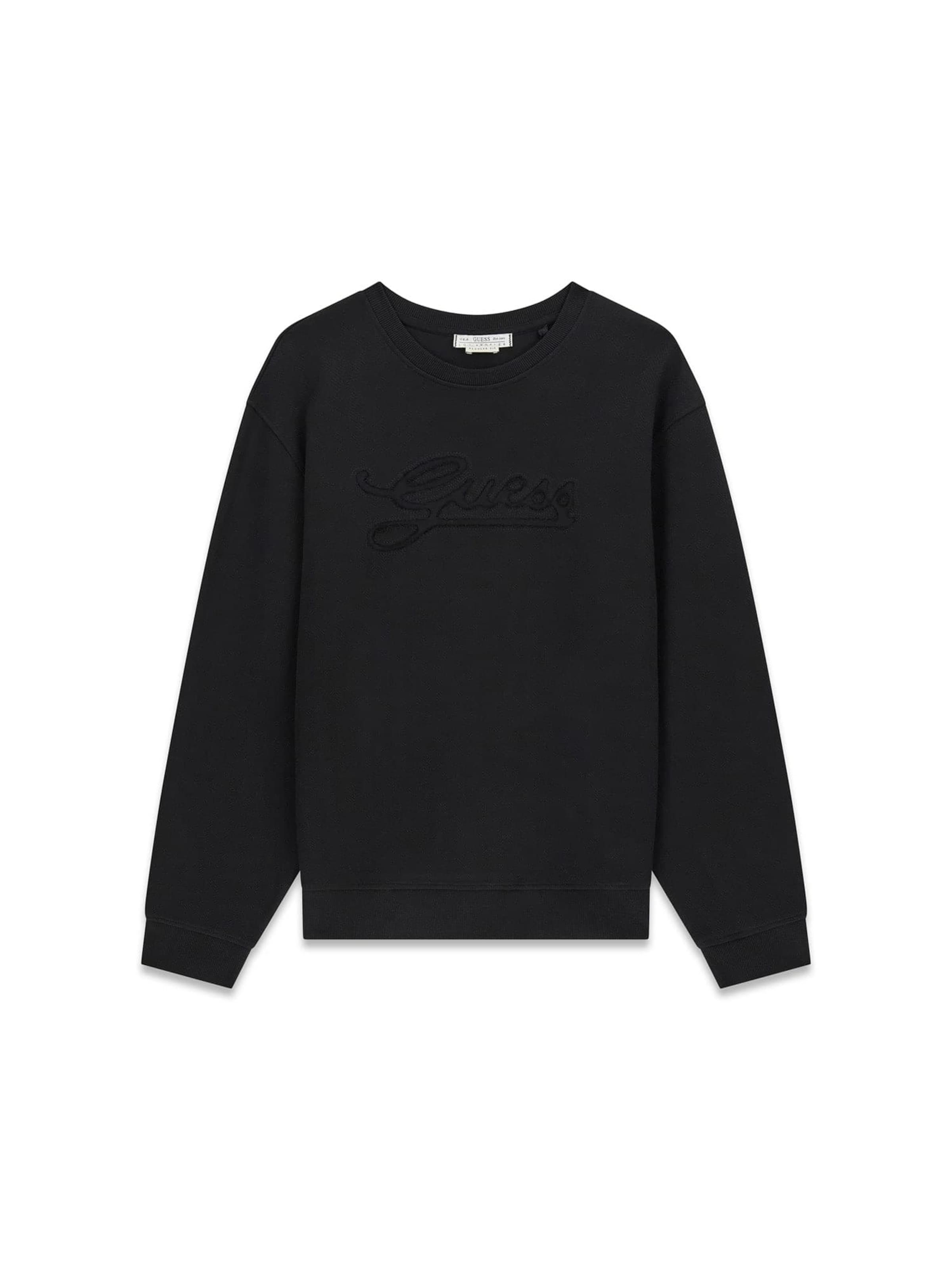 GUESS Sweatshirt in Black: front