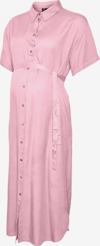 Vero Moda Maternity - Vestido camisero 'VMMBumpy' en rosa: frente