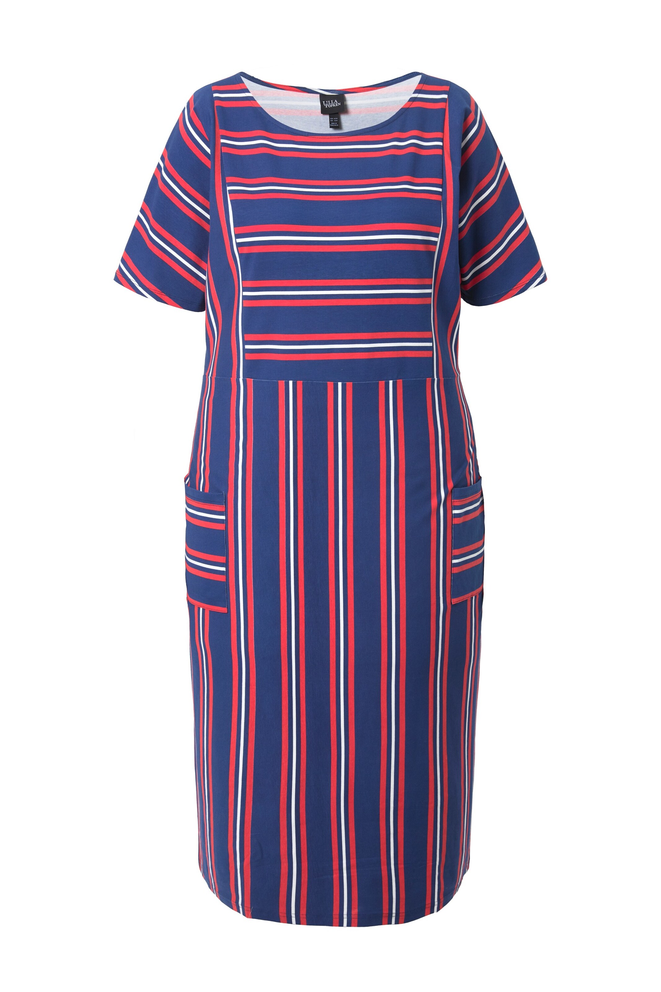 Ulla Popken Kleid in Blau: Vorderseite