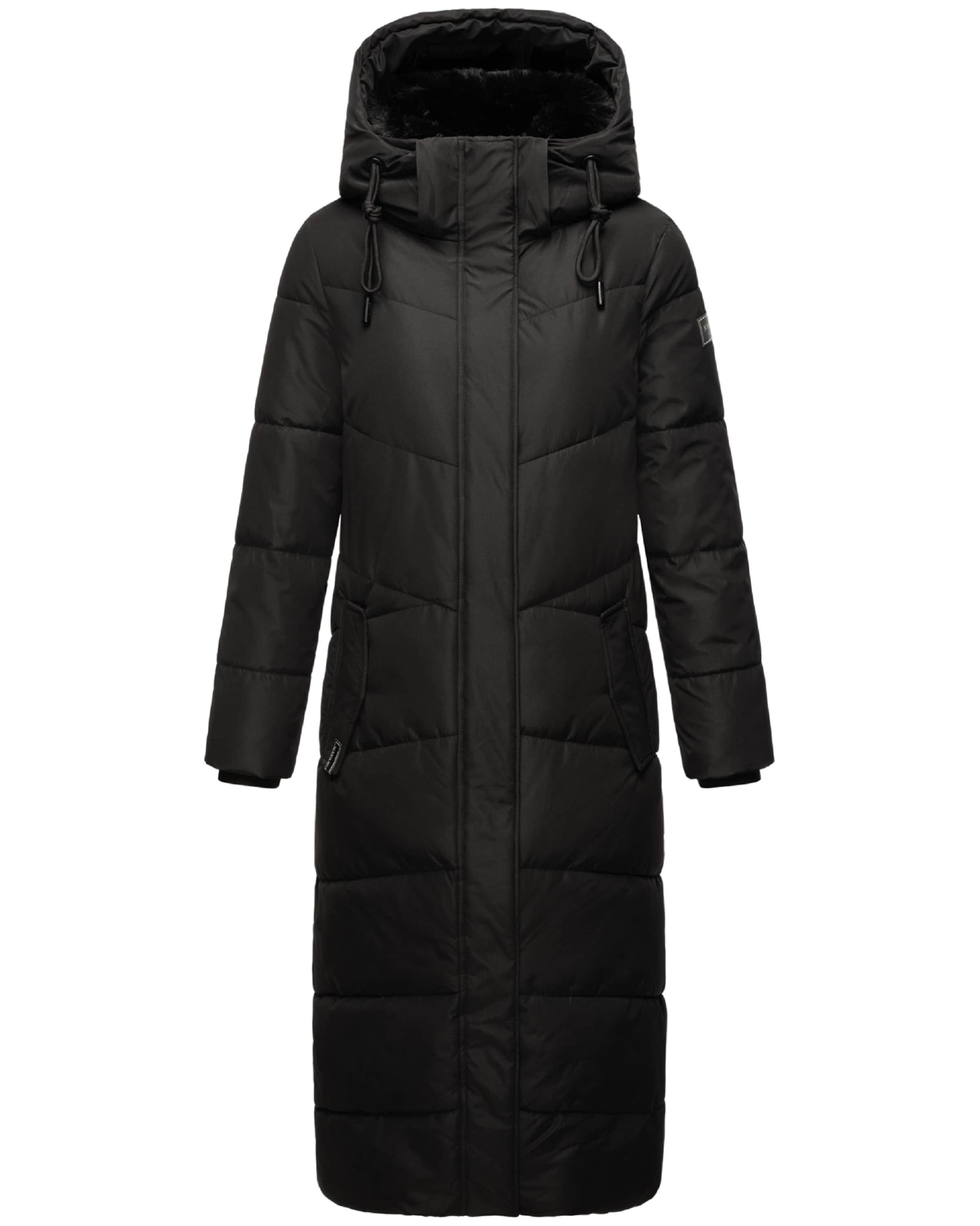 NAVAHOO Zimný kabát 'Hingucker XIV' - Čierna