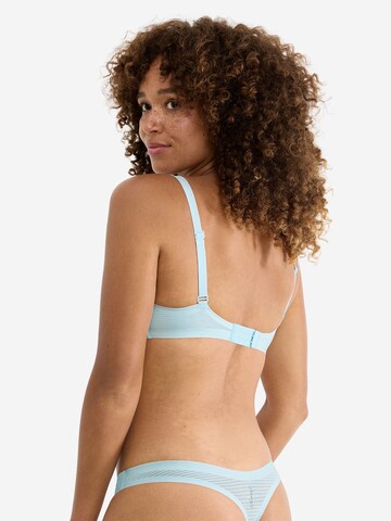 SLOGGI Push-up BH ' Blue ZERO Feel Air THE UP ' in Blauw