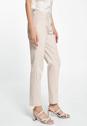 Regular Pantalon chino Fadenmeister Berlin en beige