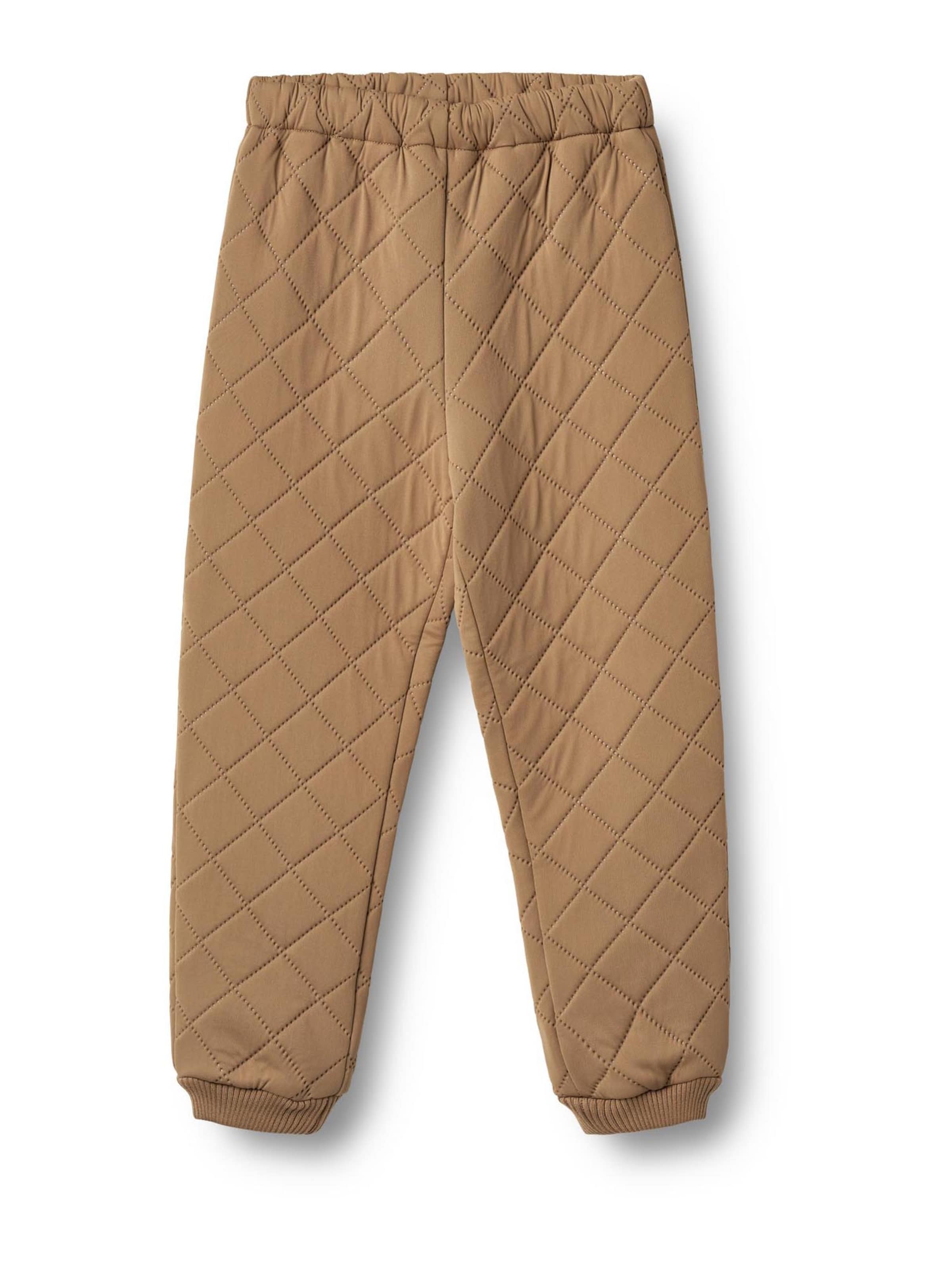 WHEAT Tapered Functionele broek 'Alex' in Bruin: voorkant