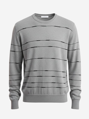 Pull-over Il Lanificio en gris : devant
