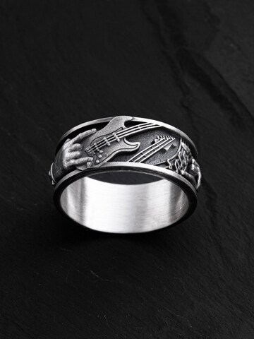 REYTEL Ring 'ROCK 'N' ROLL'‌ in Silber