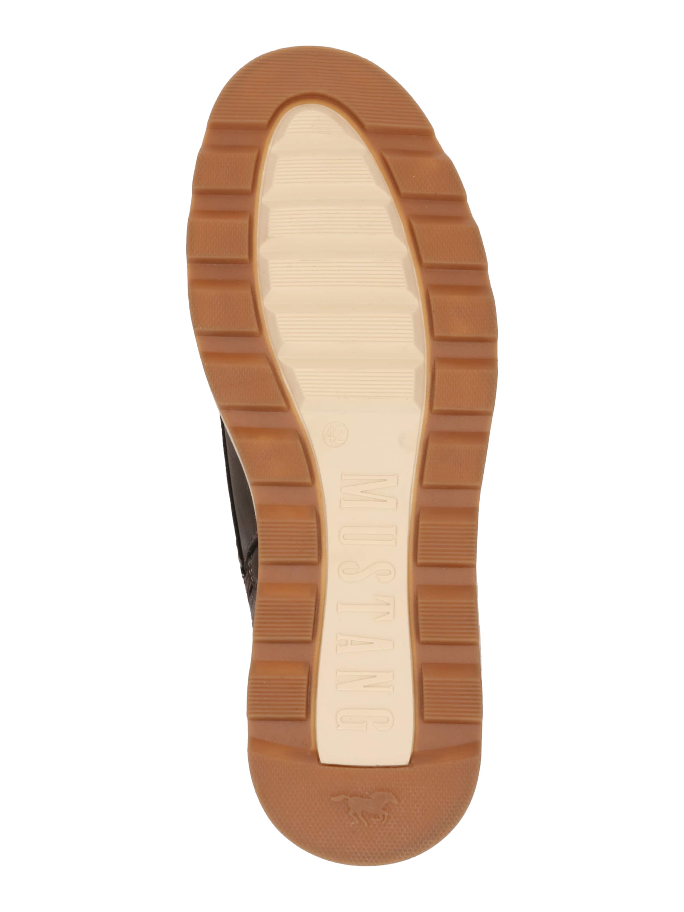 MUSTANG Ботинки на шнуровке в Коричневый