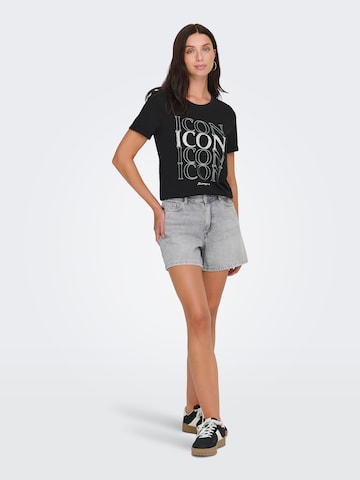 ONLY Tričko – černá