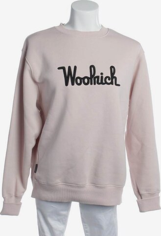 Woolrich Sweatshirt & Zip-Up Hoodie in M in Pink: front