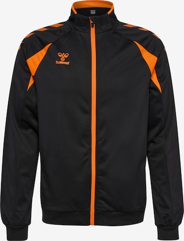 Veste de survêtement Hummel en noir : devant