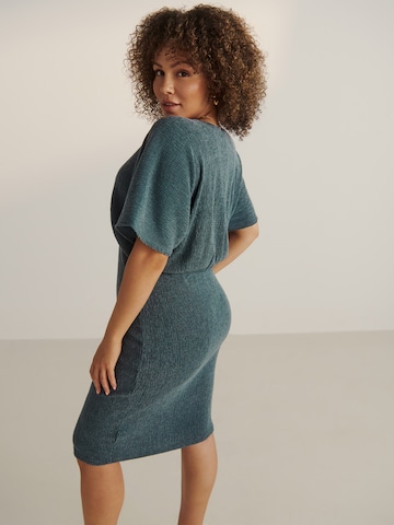Guido Maria Kretschmer Curvy Kleid 'Zoe' in Grün