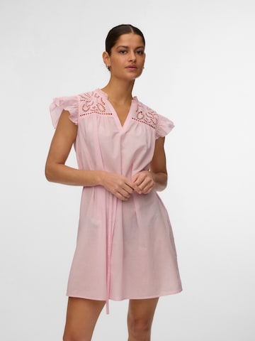 VERO MODA - Vestido de verano 'VMLINE' en rosa: frente