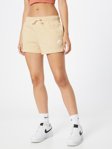 Nike Sportswear tavaline Püksid, värv beež: eest vaates