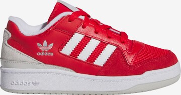 Baskets 'Forum' ADIDAS ORIGINALS en rouge