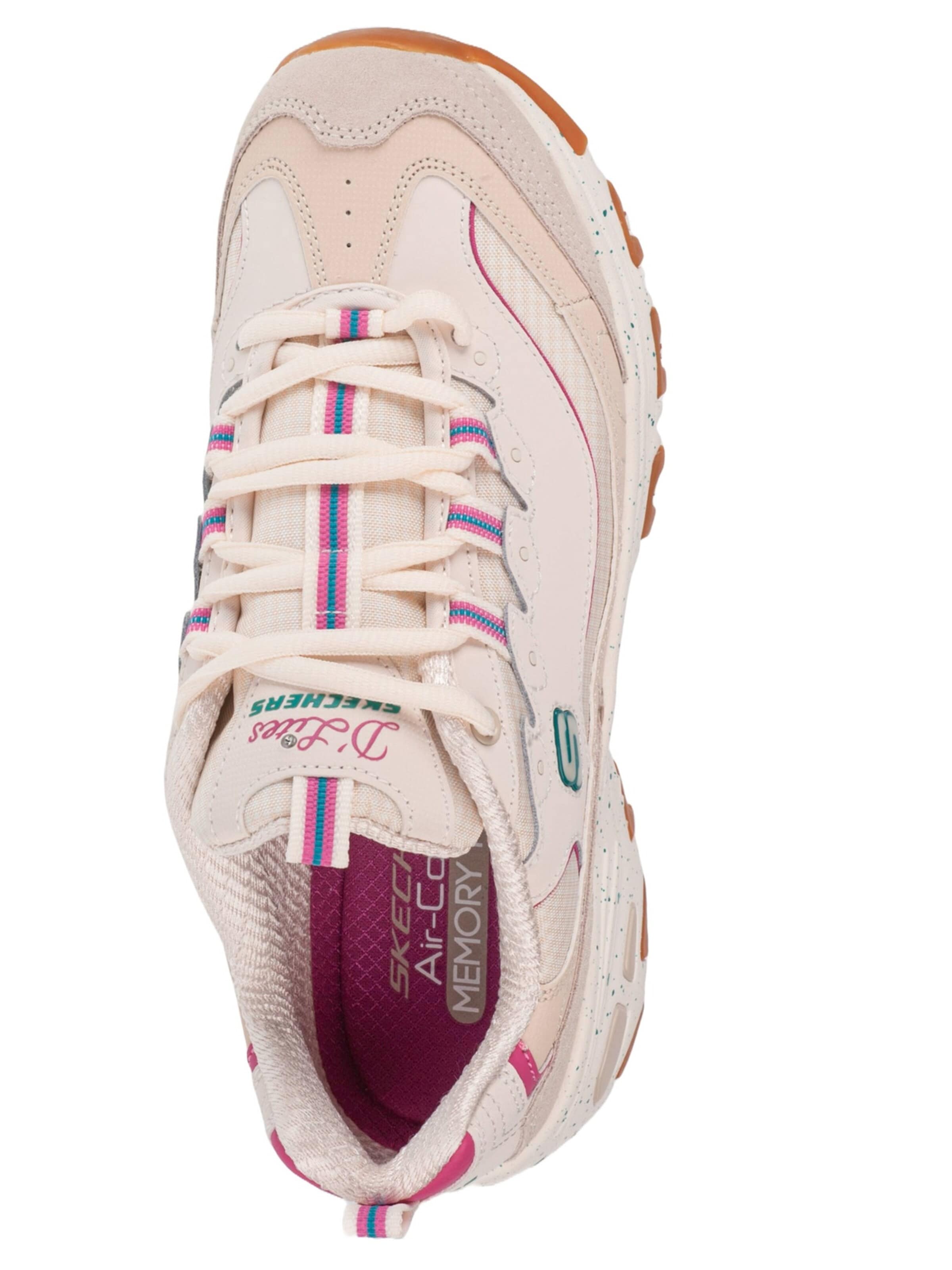 SKECHERS Madalad ketsid 'Skechers D'Lites - Bold Views', värv beež