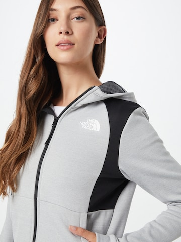 THE NORTH FACE Sportsweatjacke in Grau