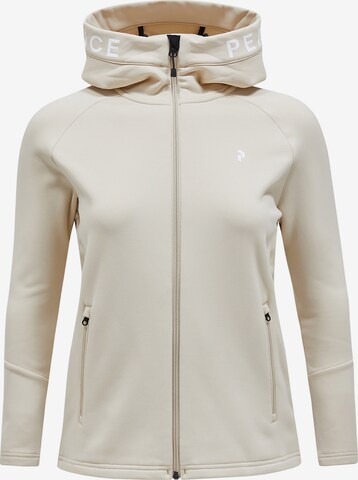 PEAK PERFORMANCE Outdoor Jacket 'Rider' in Beige: front