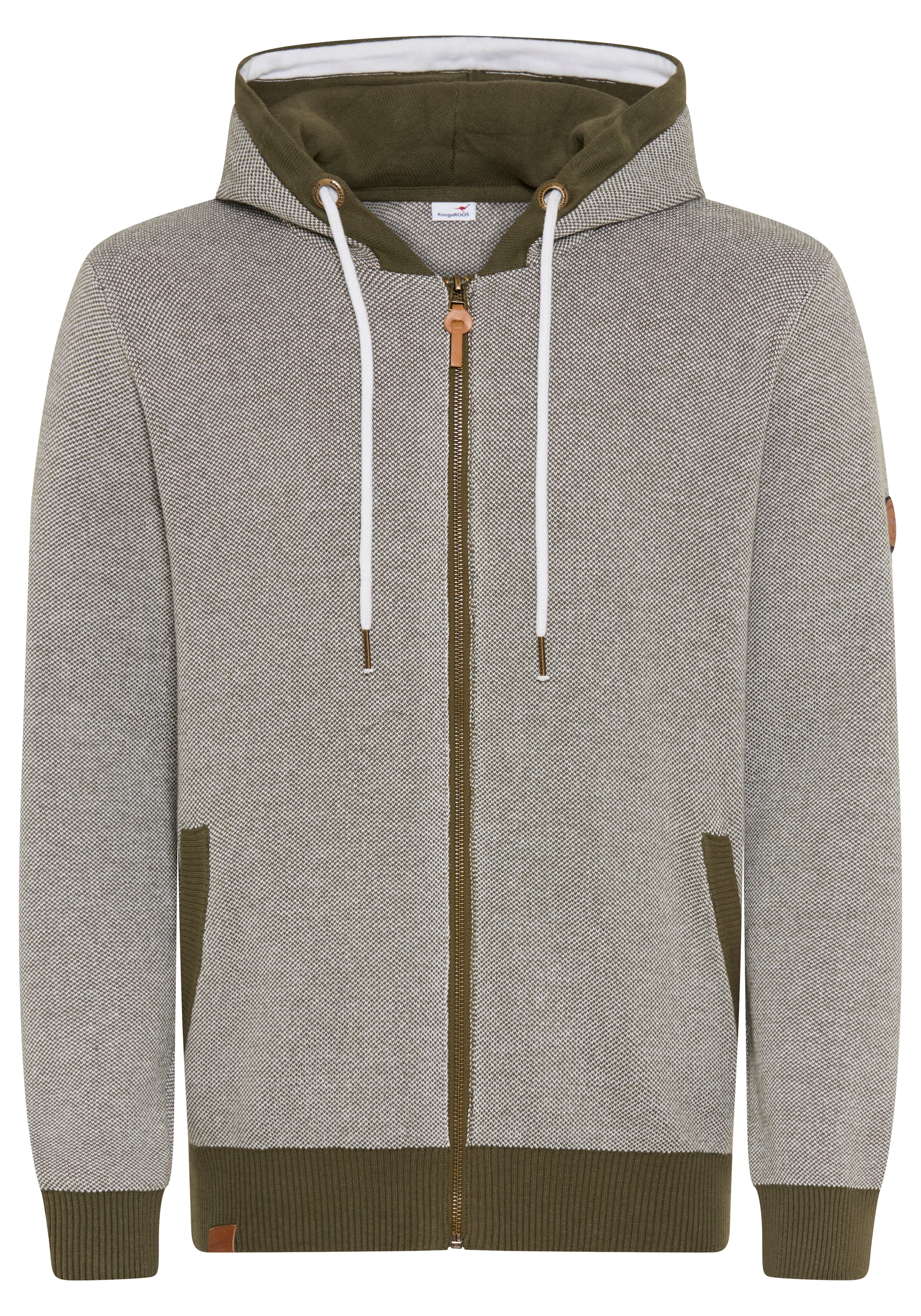 KangaROOS Strickjacke in Grün: Vorderseite