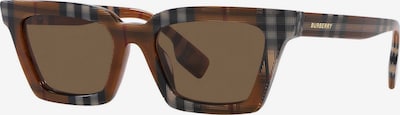 BURBERRY Lunettes de soleil '0BE4392U 396673' en marron / gris / anthracite, Vue avec produit