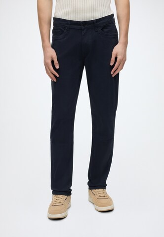 Bruun & Stengade Regular Broek 'Albet' in Blauw: voorkant