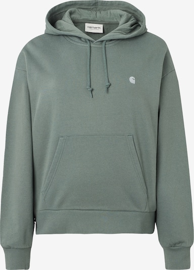 Carhartt WIP Sweater majica 'Casey' u smaragdno zelena / bijela, Pregled proizvoda