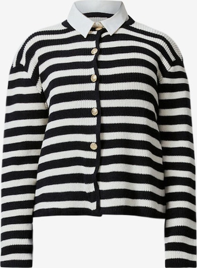 Touche Prive Strickjacke in navy / weiß, Produktansicht