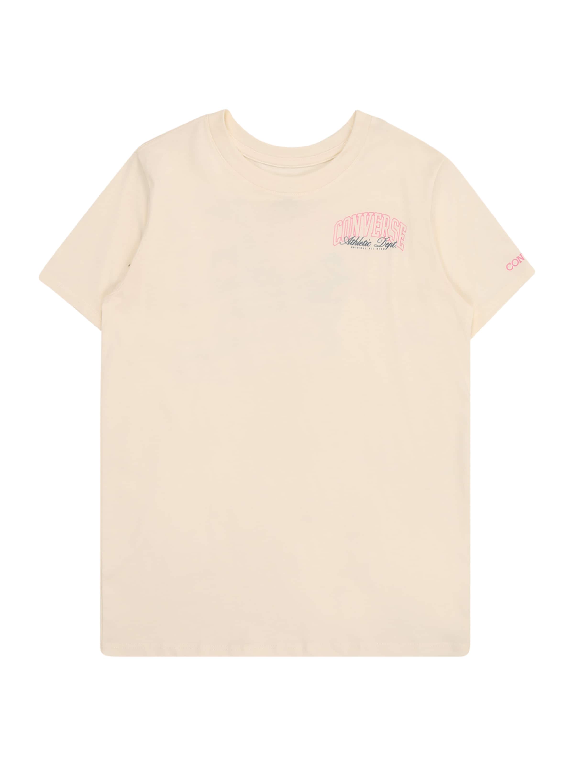 CONVERSE Футболка 'CHUCK TAYLOR' в Бежевый: спереди