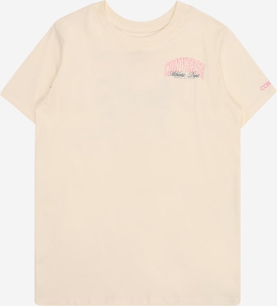 CONVERSE Футболка 'CHUCK TAYLOR' в Бежевый / Серо-голубой / Светло-розовый / Черный, Обзор товара