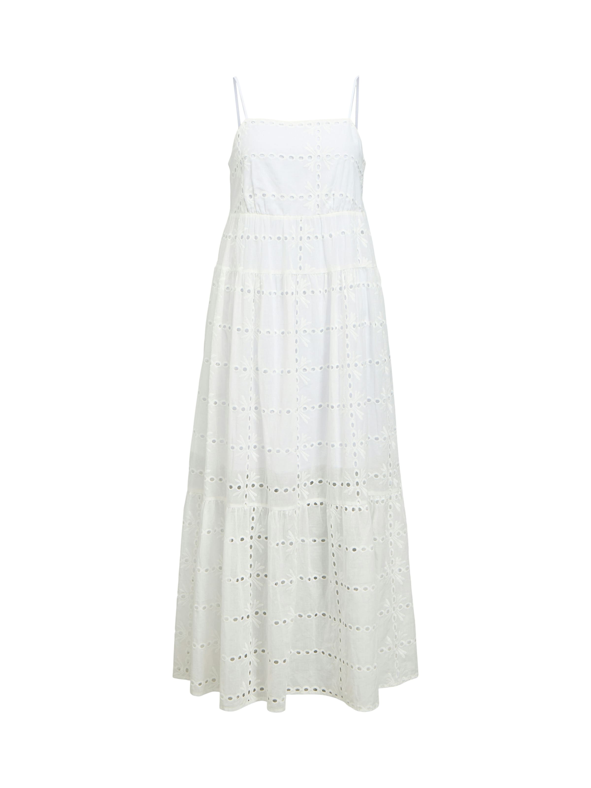 OBJECT - Vestido 'OBJLOUISA' en blanco: frente
