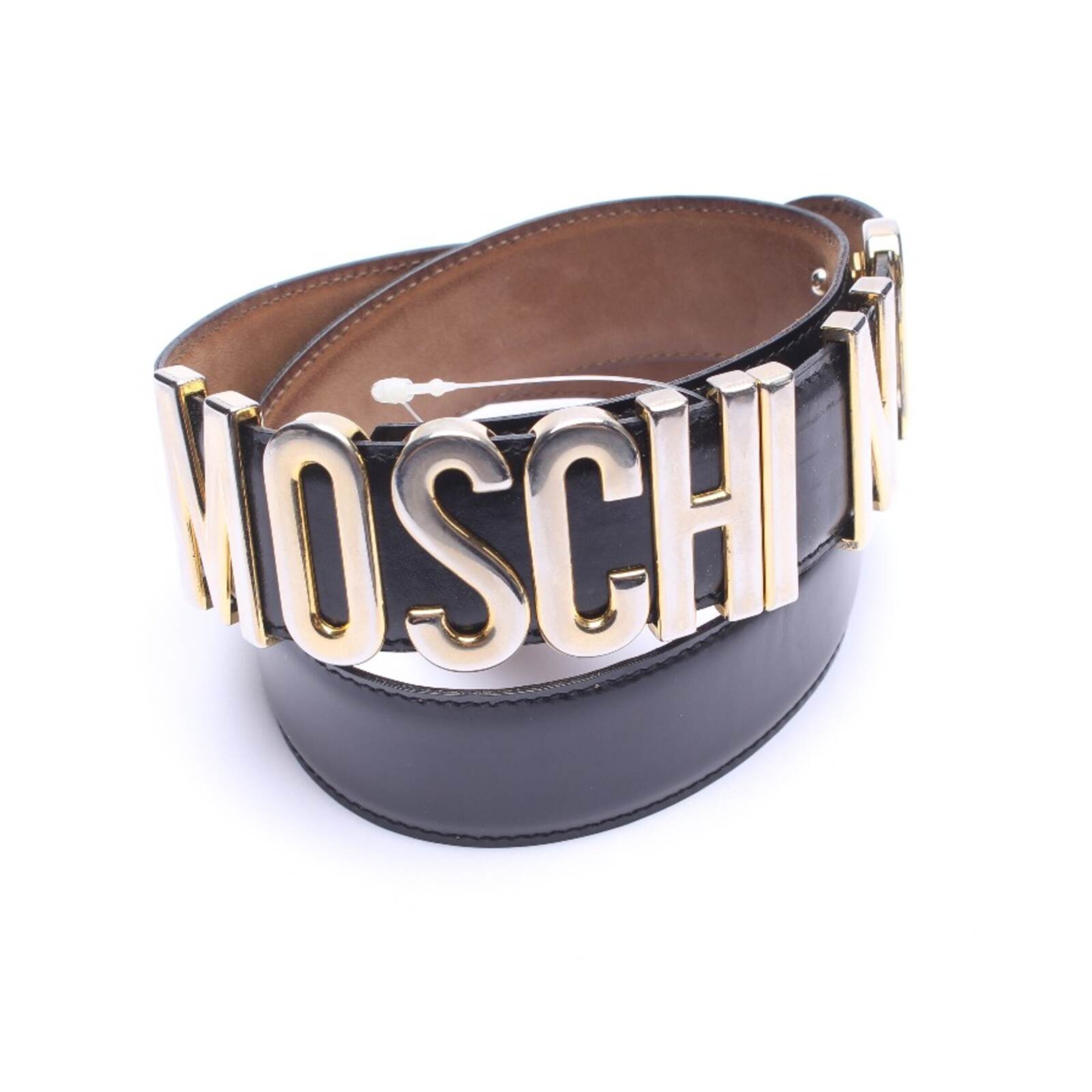 MOSCHINO Gürtel M in Schwarz: Vorderseite