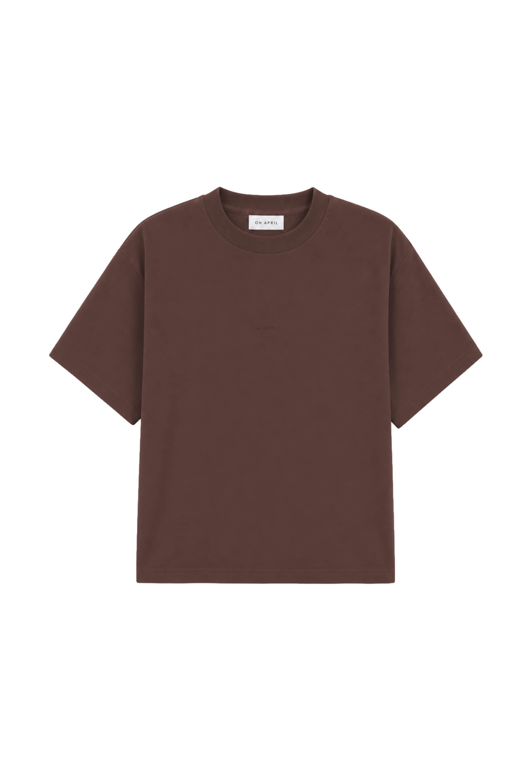 OH APRIL T-Shirt 'Ella' in Braun: Vorderseite