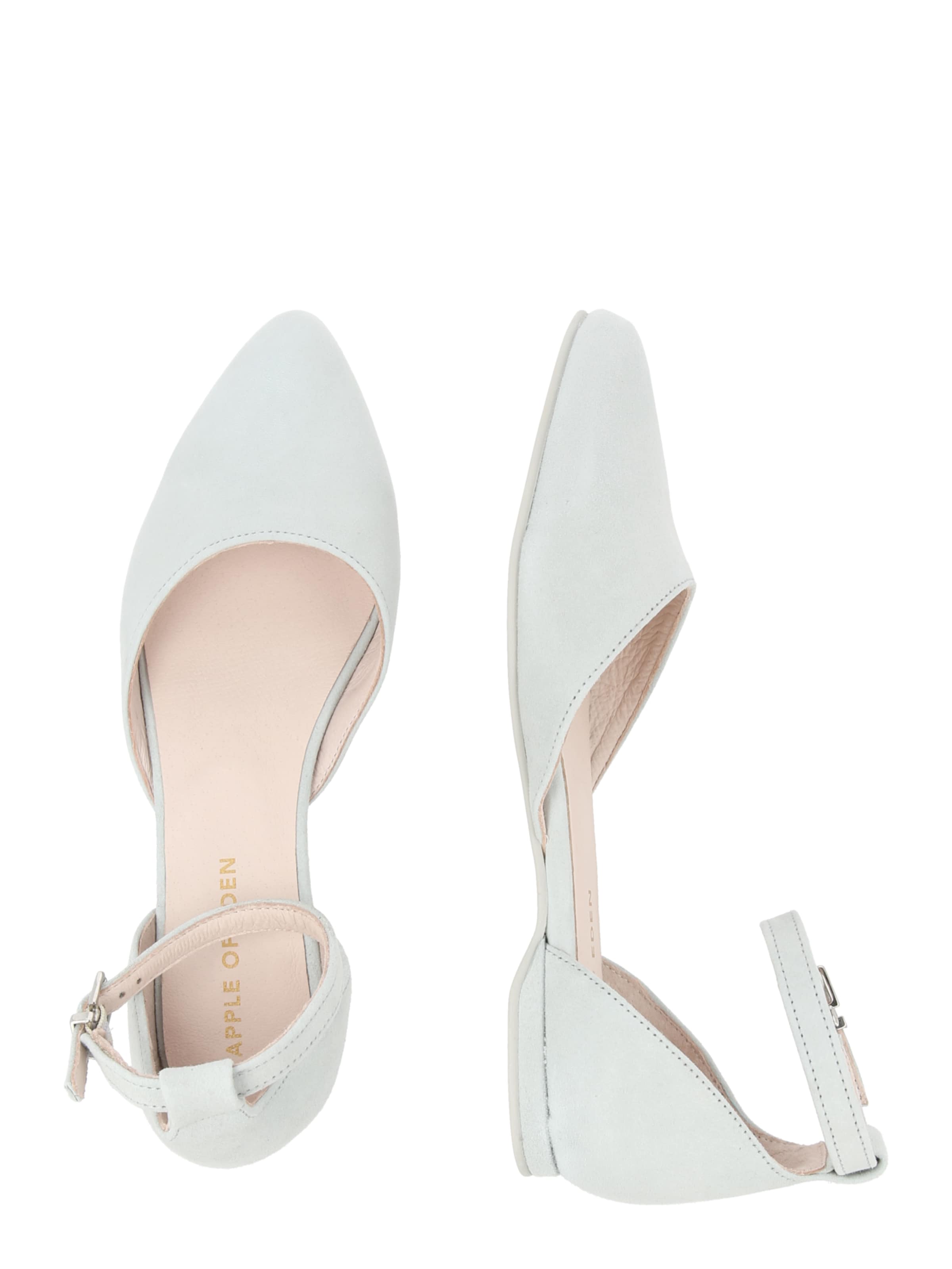 Apple of Eden Ballet Flats with Strap 'BRUNA' in Green