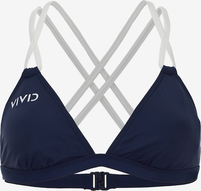 VIVID Bikini augšdaļa, krāsa - naktszils / dabīgi balts, Preces skats