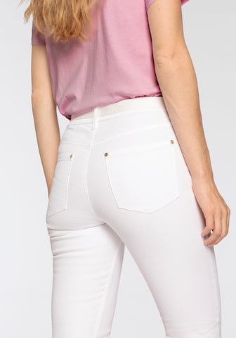 DELMAO Slimfit Jeans in Weiß