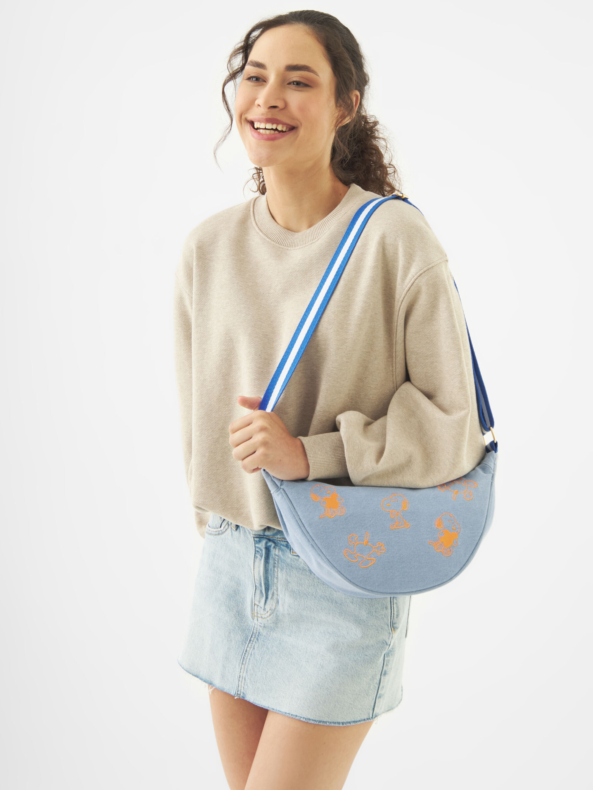 Sac à bandoulière CODELLO en bleu : devant